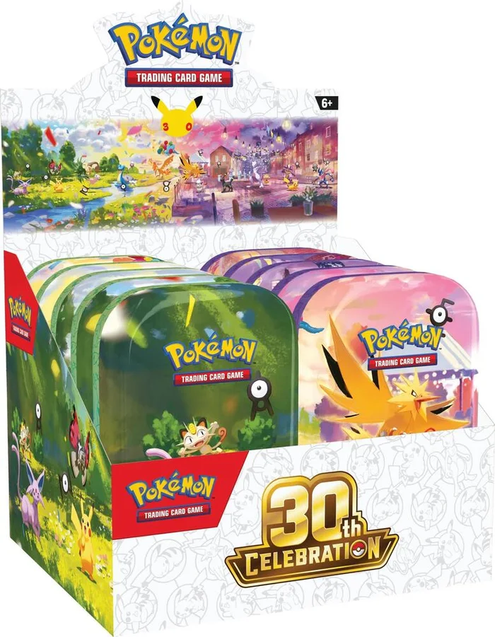 30th Celebration: Mini Tin Display