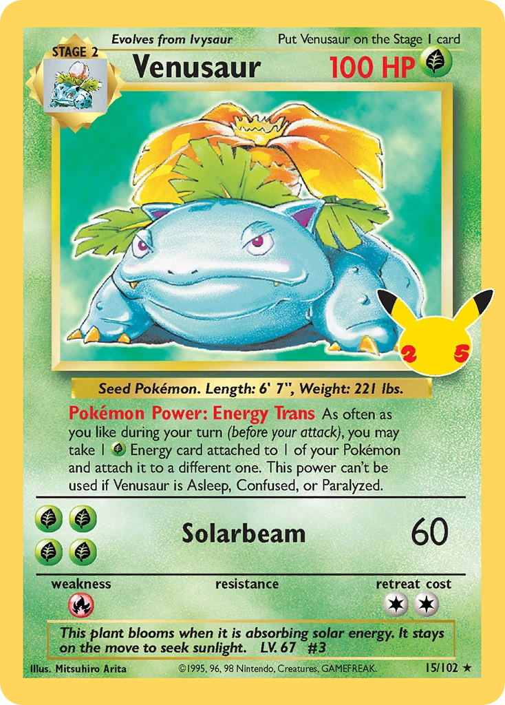 Venusaur – Celebrations Classic Collection CC003