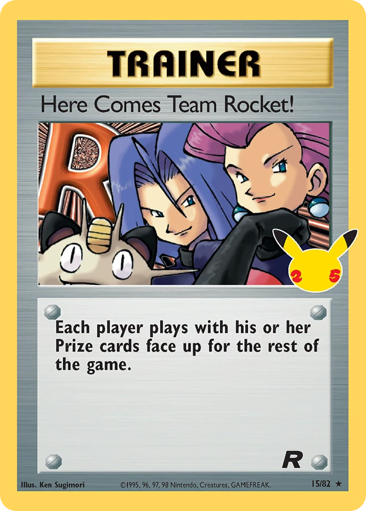 Et voila les Team Rocket ! – Célébrations Collection Classique CC006