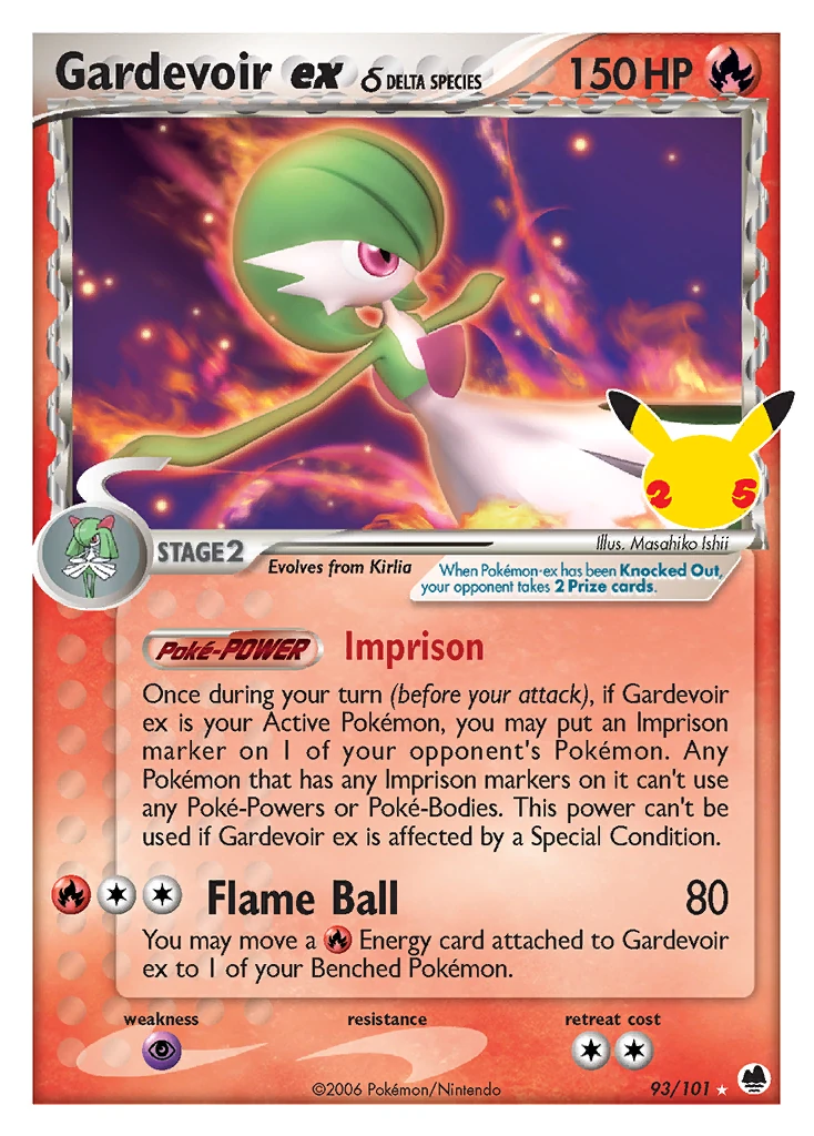 Gardevoir ex δ – Célébrations Collection Classique CC014
