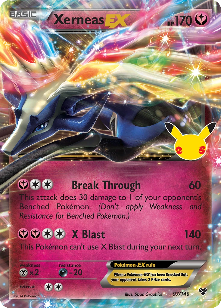 Xerneas EX – Celebrations Classic Collection CC023