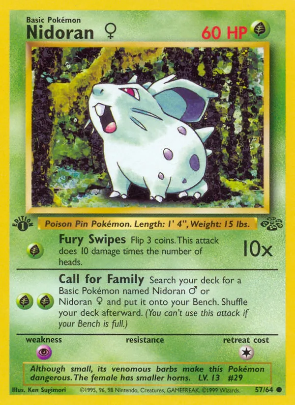 Nidoran♀ – Jungle 57