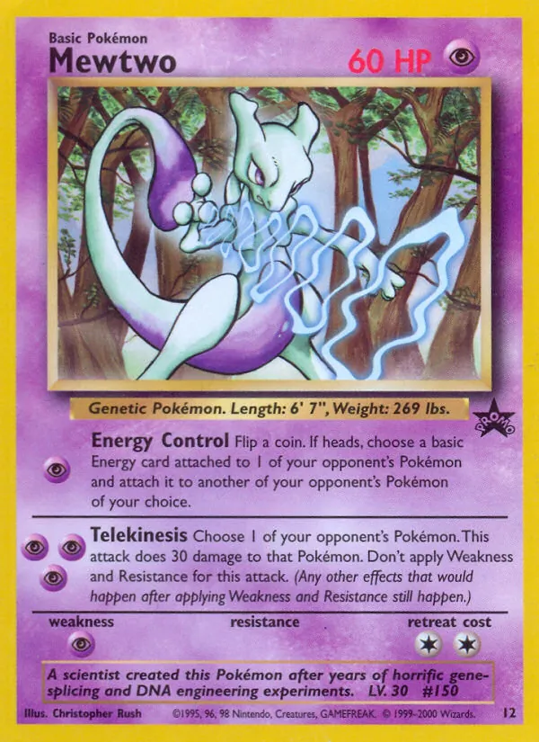 Mewtwo – Wizards Black Star Promos 12
