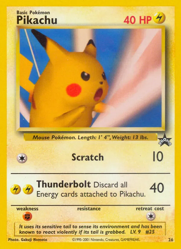 Pikachu – Wizards Black Star Promos 26