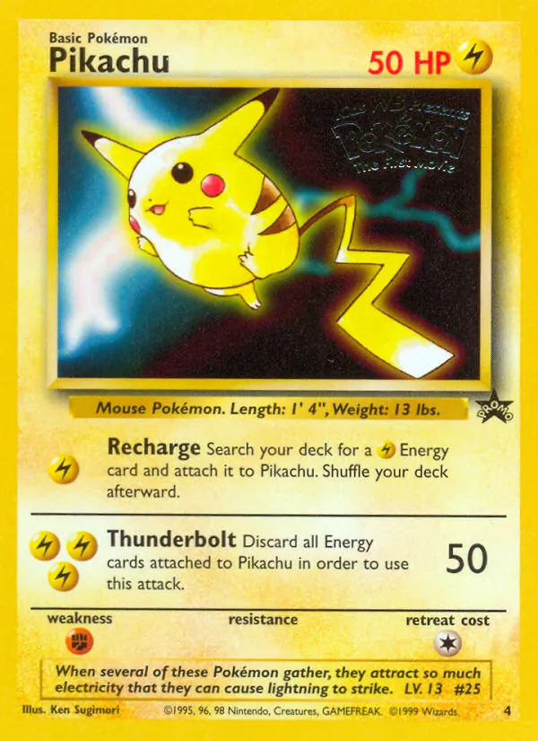 Pikachu – Wizards Black Star Promos 4