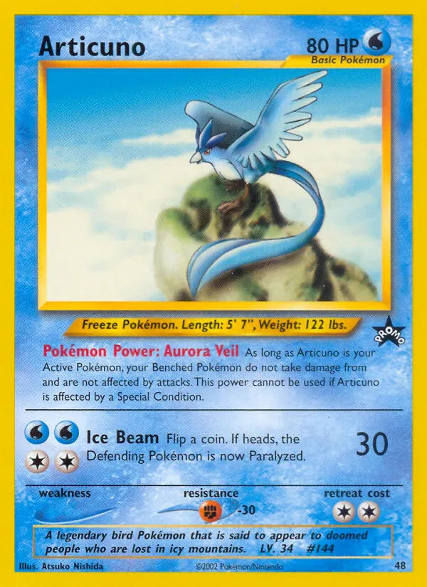 Articuno – Wizards Black Star Promos 48