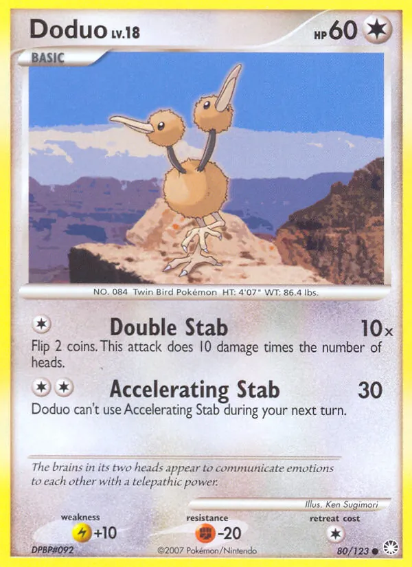 Doduo – Mysterious Treasures 80
