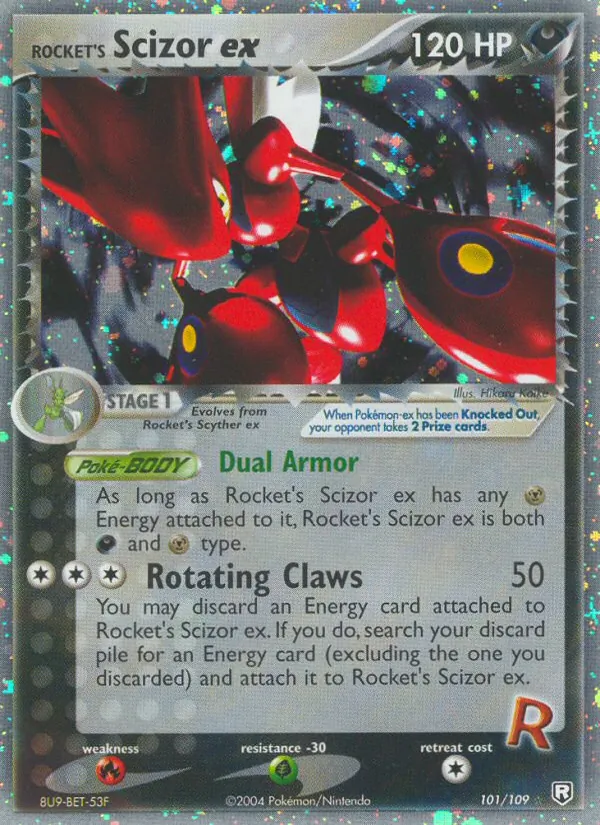 Rocket's Scizor ex – Team Rocket Returns 101