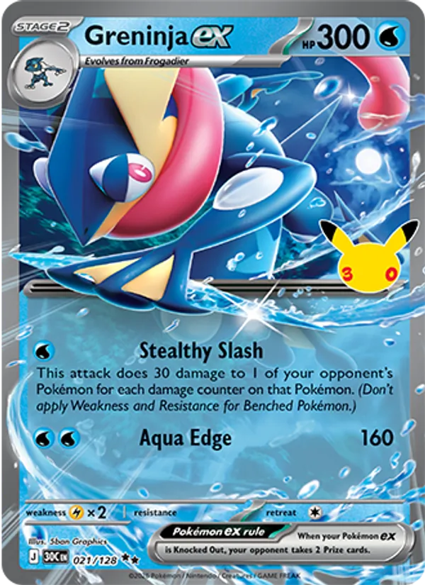Greninja ex – 30th Celebration 21