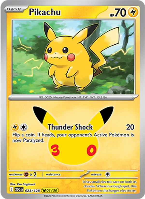 Pikachu – 30th Celebration 23