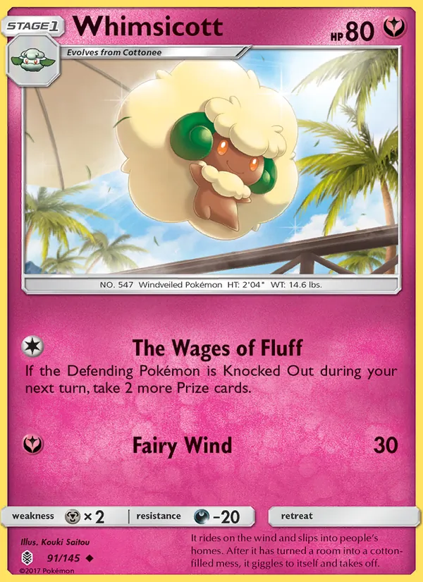 Whimsicott – Guardians Rising 91
