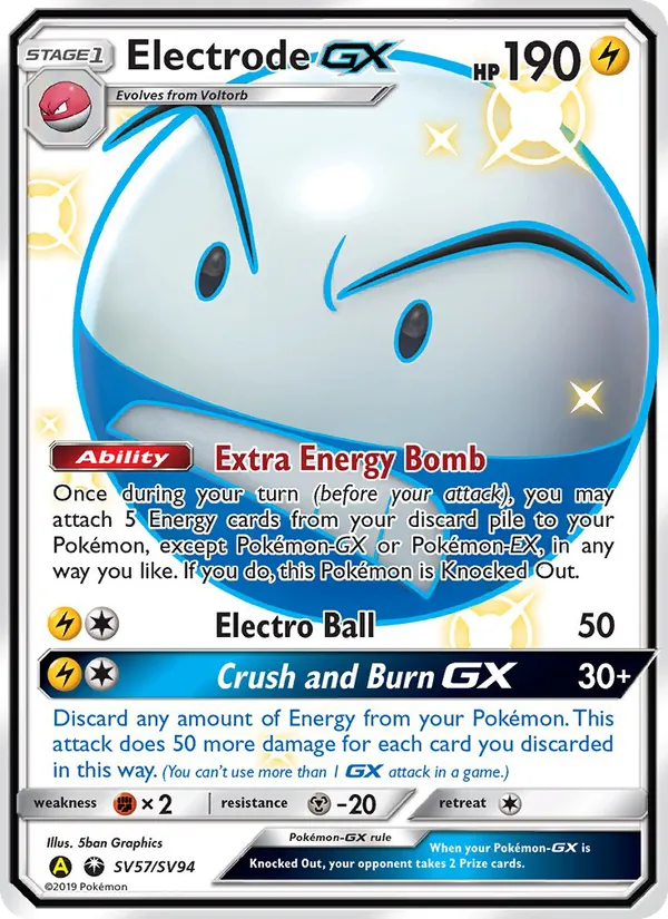 Electrode-GX – Hidden Fates Shiny Vault SV57