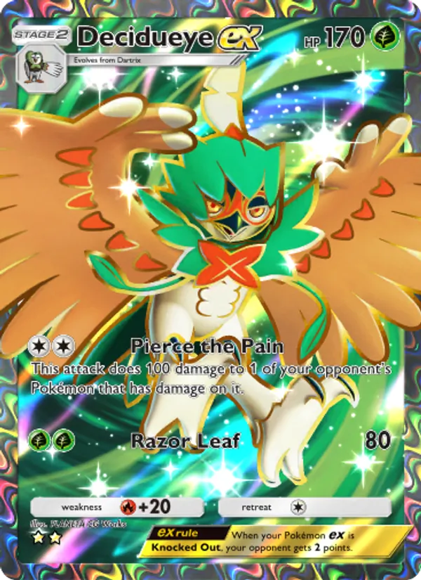 Decidueye ex – A3 180