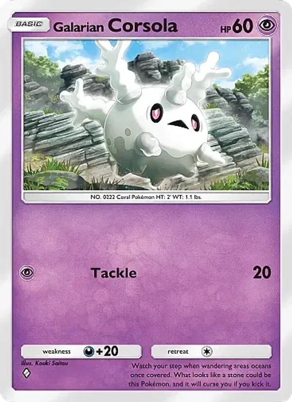 Galarian Corsola – Secluded Springs 34