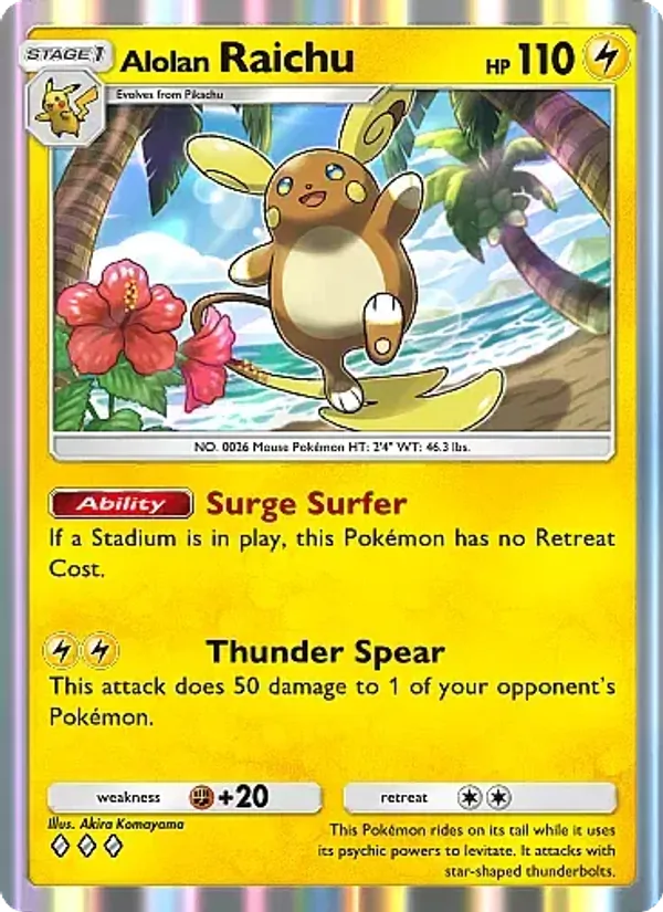 Alolan Raichu – Fantastical Parade 50