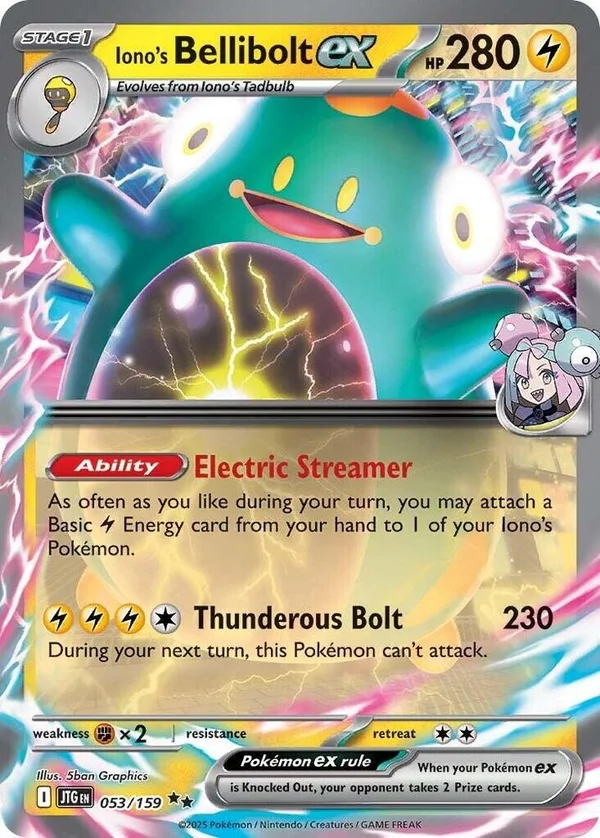 Iono's Bellibolt ex – Journey Together 53