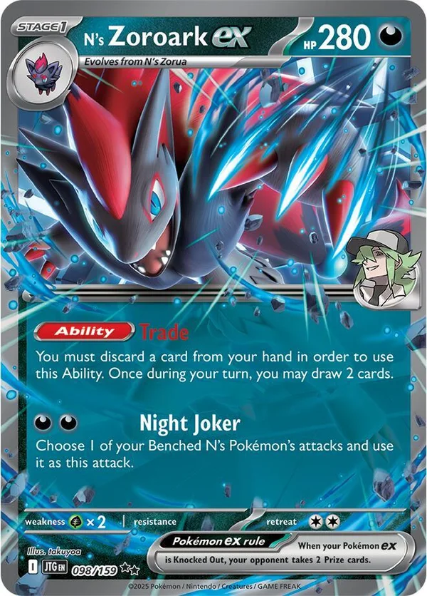 N's Zoroark ex – Journey Together 98
