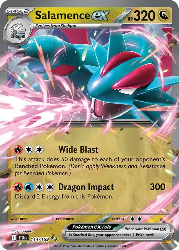 Salamence ex – Journey Together 114