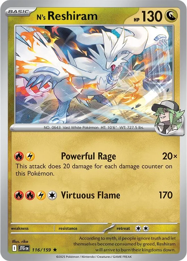 N's Reshiram – Journey Together 116