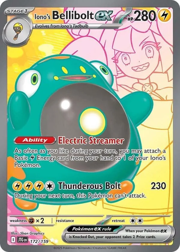 Iono's Bellibolt ex – Journey Together 172