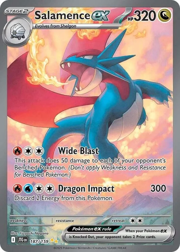 Salamence ex – Journey Together 187