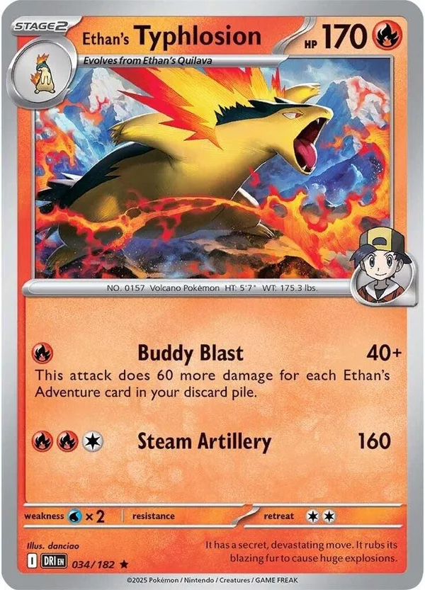 Ethan's Typhlosion – Destined Rivals 34