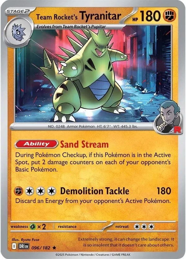Team Rocket's Tyranitar – Destined Rivals 96