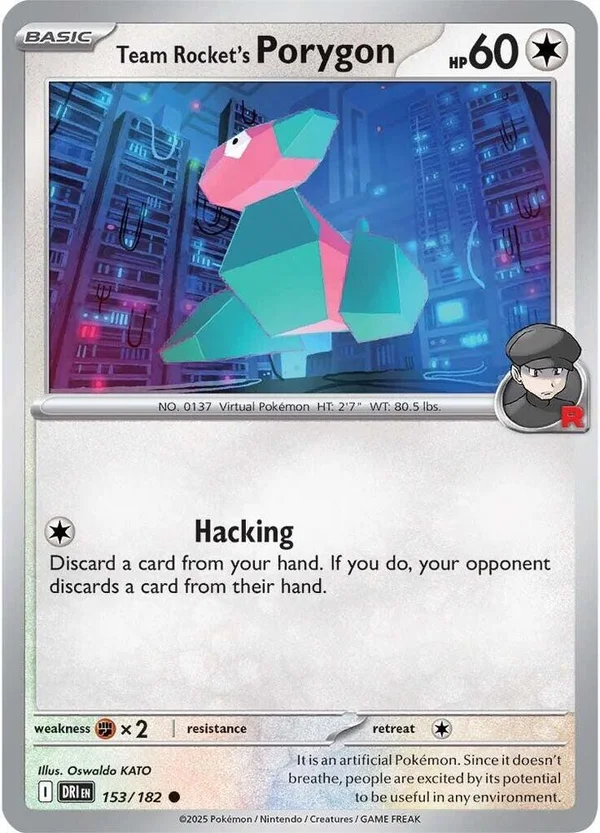 Team Rocket's Porygon – Destined Rivals 153