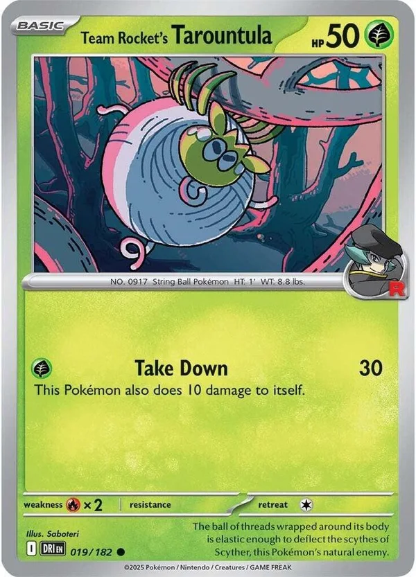 Team Rocket's Tarountula – Destined Rivals 19