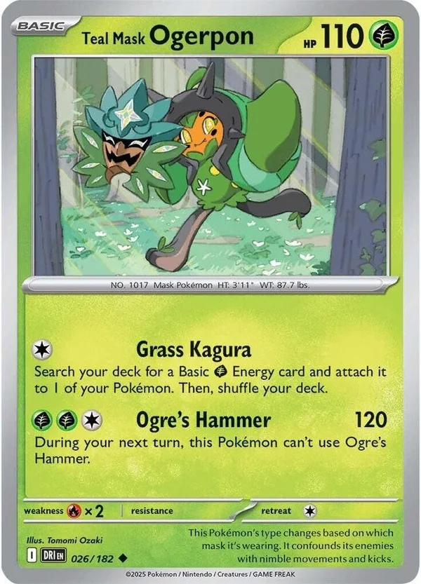 Teal Mask Ogerpon – Destined Rivals 26