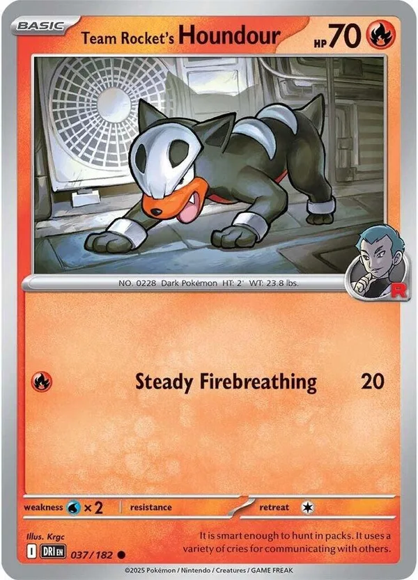 Team Rocket's Houndour – Destined Rivals 37
