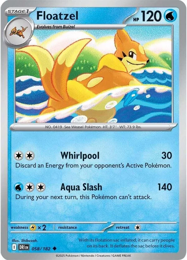 Floatzel – Destined Rivals 58