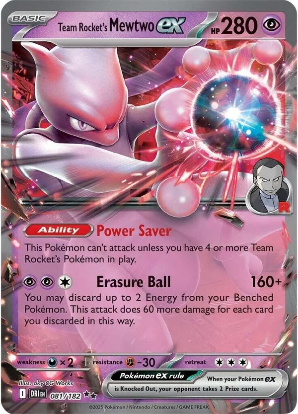 Team Rocket's Mewtwo ex – Destined Rivals 81