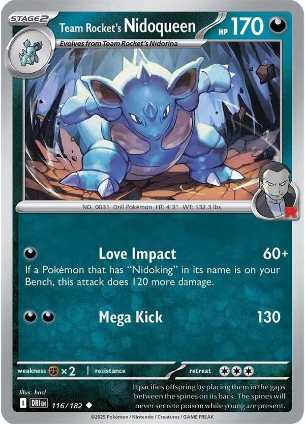Team Rocket's Nidoqueen – Destined Rivals 116