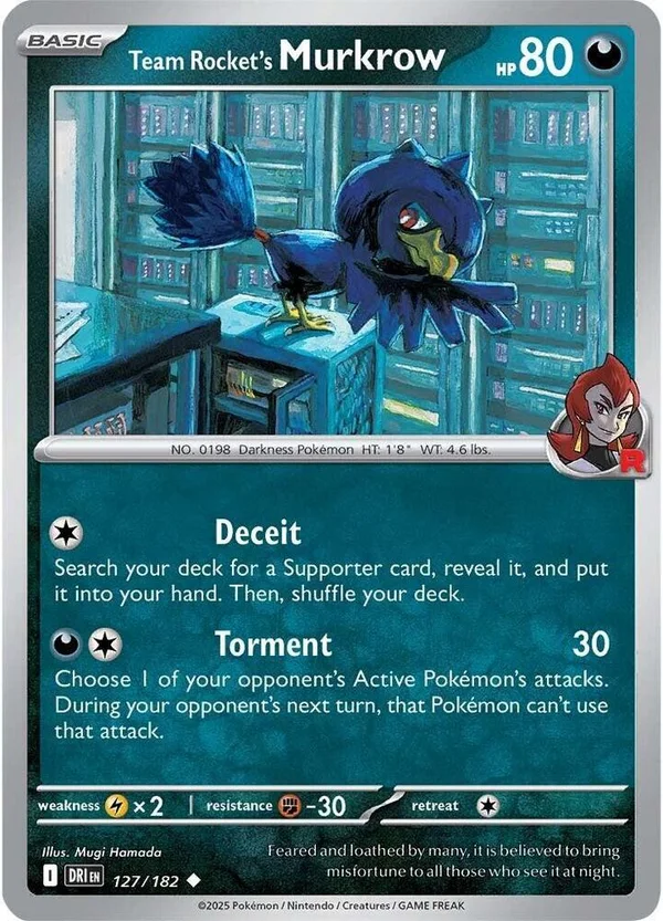 Team Rocket's Murkrow – Destined Rivals 127