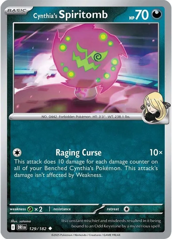 Cynthia's Spiritomb – Destined Rivals 129