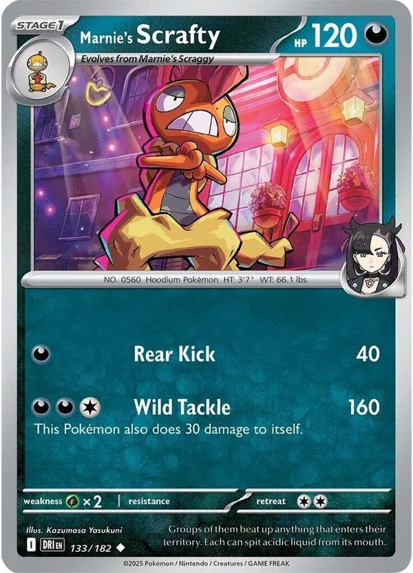 Marnie's Scrafty – Destined Rivals 133