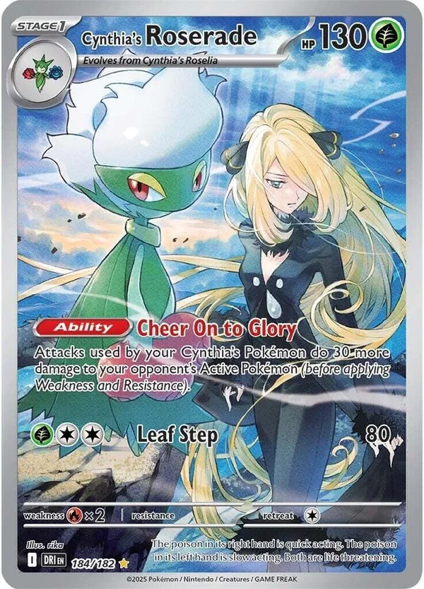 Cynthia's Roserade – Destined Rivals 184
