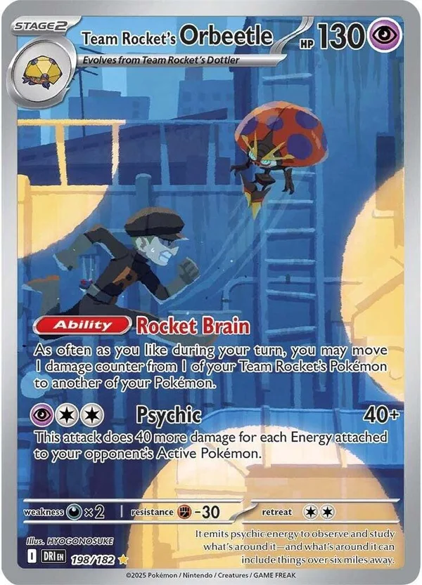 Team Rocket's Orbeetle – Destined Rivals 198