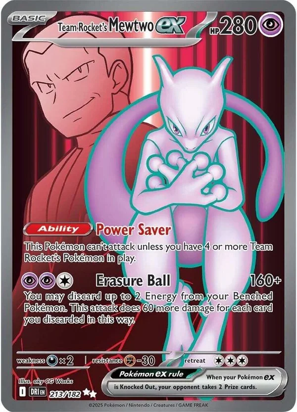 Team Rocket's Mewtwo ex – Destined Rivals 213