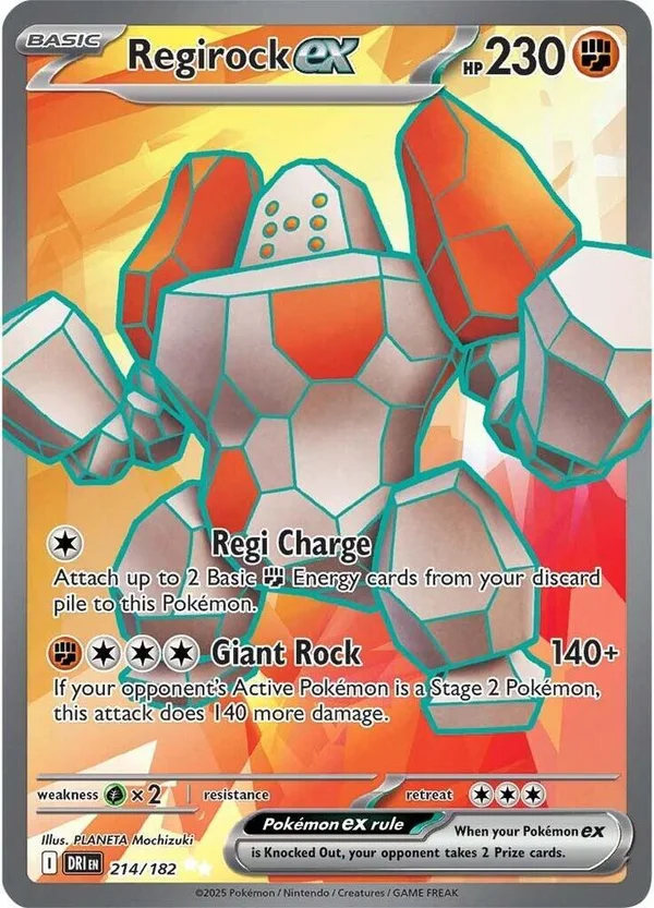 Regirock ex – Destined Rivals 214