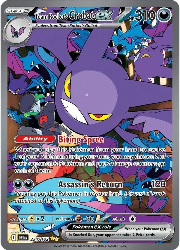 Team Rocket's Crobat ex – Destined Rivals 234