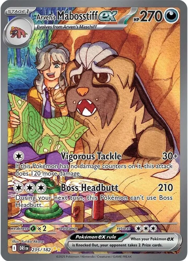 Arven's Mabosstiff ex – Destined Rivals 235