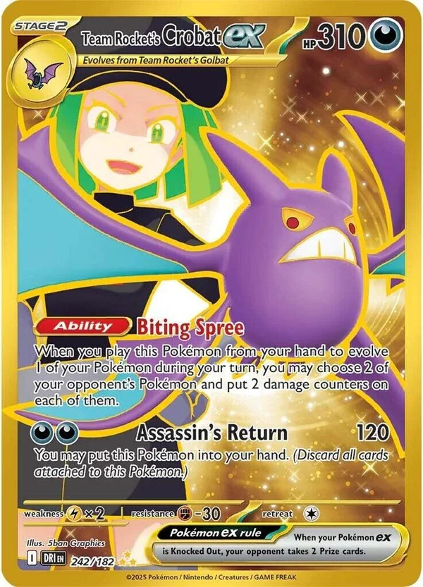 Team Rocket's Crobat ex – Destined Rivals 242