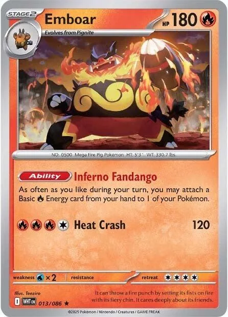 Emboar – White Flare 13