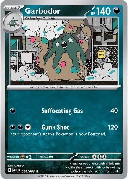 Garbodor – White Flare 60