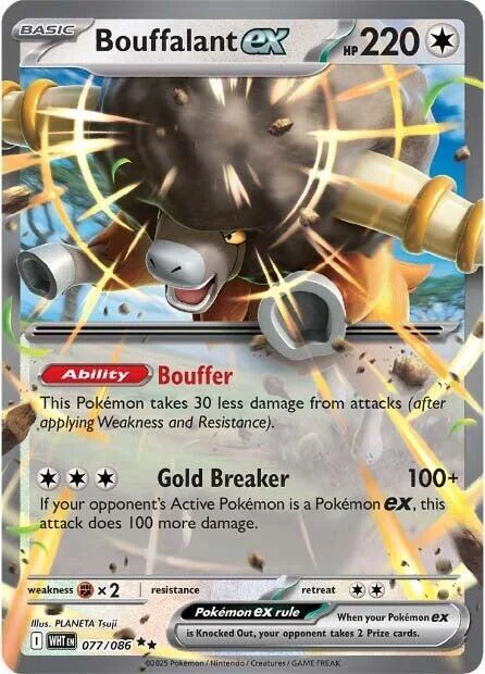 Bouffalant ex – White Flare 77