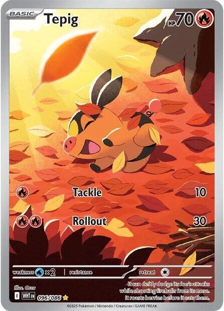 Tepig – White Flare 96