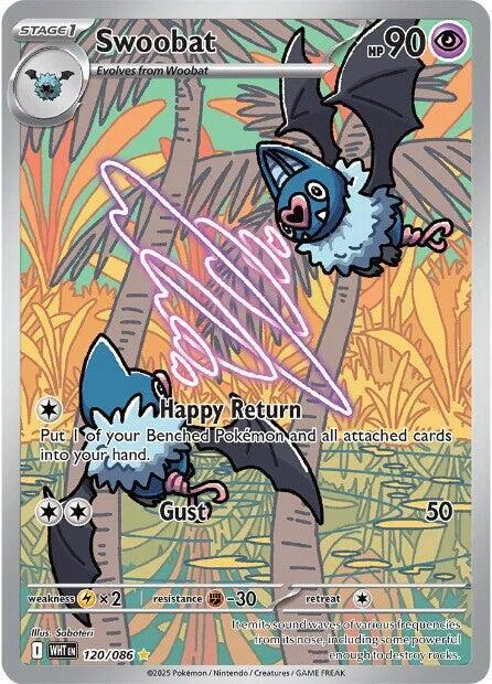 Swoobat – White Flare 120