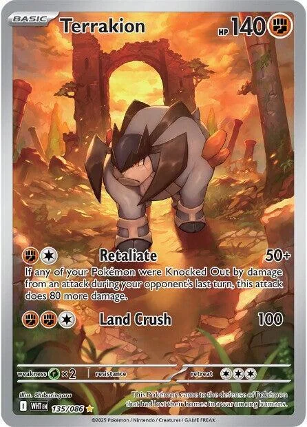 Terrakion – White Flare 135